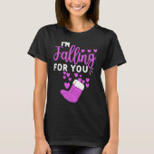 PCT CNA Nurse I'm Falling for You Happy Valentines Tシャツ (正面)