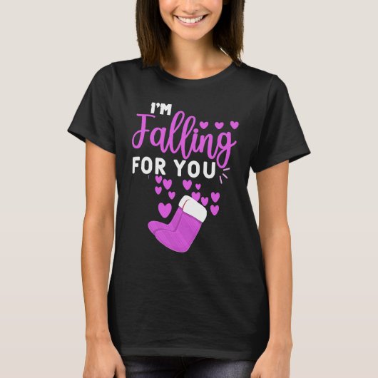 PCT CNA Nurse I'm Falling for You Happy Valentines Tシャツ (正面)