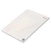 PCTY 8.5 X 11メモ帳 ノートパッド (アングル)