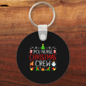 Pcu Nurse Christmas Crew Matching Xmas キーホルダー (正面)