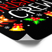 Pcu Nurse Christmas Crew Matching Xmas ポスター (角)