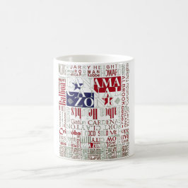 PCZ – パナマ運河ゾーンの色の場所 コーヒーマグカップ