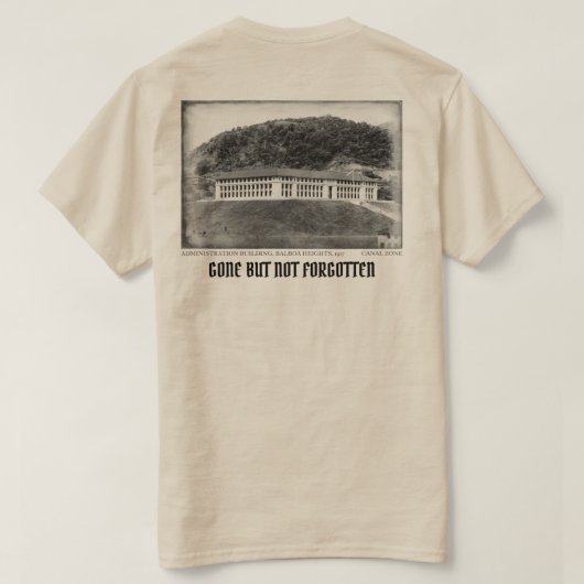 PCZ、管理建物 Tシャツ (デザイン裏面)