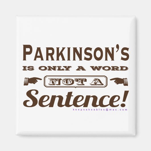 PDは単語Brownのみ マグネット (正面)