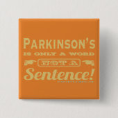 PDはWord金ゴールド 缶バッジ (正面)