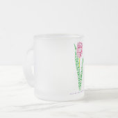 PDワーディチューリップ フロストグラスマグカップ (正面左)