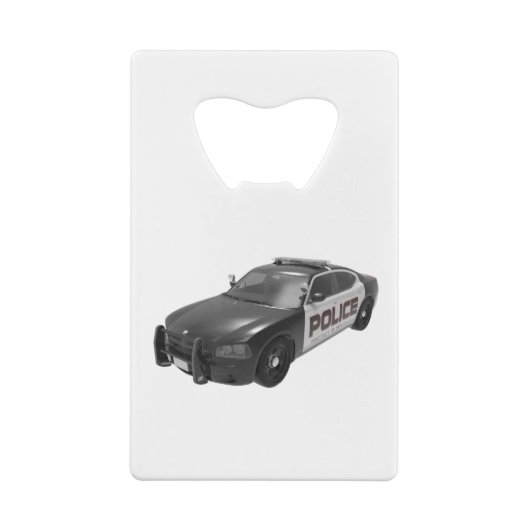 PD警察アカデミー卒業生の車 クレジットカード栓抜き (裏面)