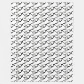 PD警察法執行アカデミーの学位授与式 フリースブランケット (正面)