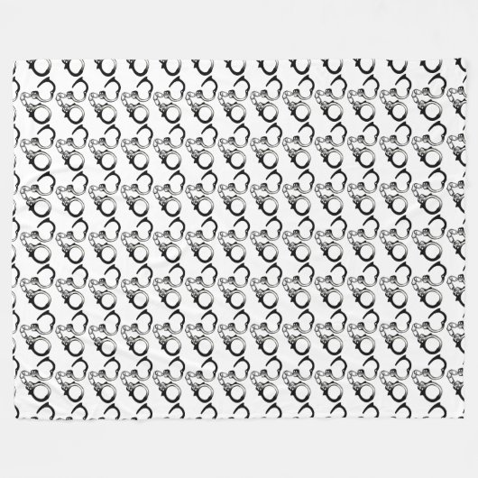 PD警察法執行アカデミーの学位授与式 フリースブランケット (正面(横))