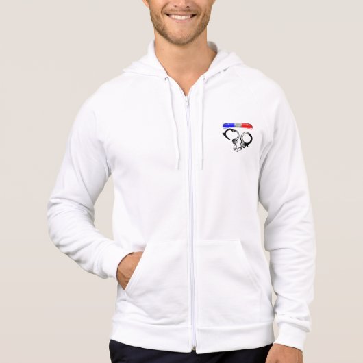 PD警察法執行アカデミーグラードライツカフ パーカ (正面)