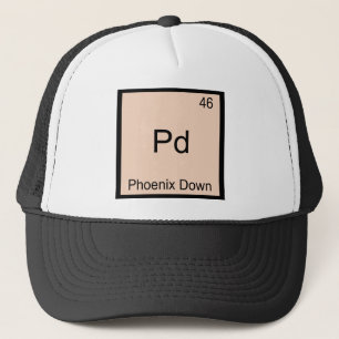 Pd - フェニックスダウン 元素記号Tシャツ キャップ