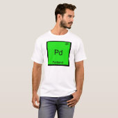 Pd - ポートランド市化学元素記号Tシャツ Tシャツ (正面フル)