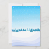 PD Merry Christmas Police Car with Santa Holiday 招待状 (裏面)