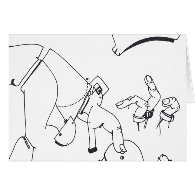 PDD小さな弱いスケッチ超現実的な義手 (正面横)