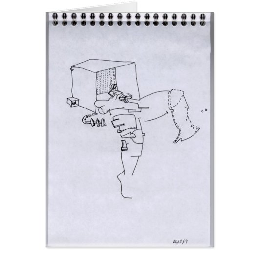 PDD 16小さな弱いスケッチシュールレアリストドードルC (正面)