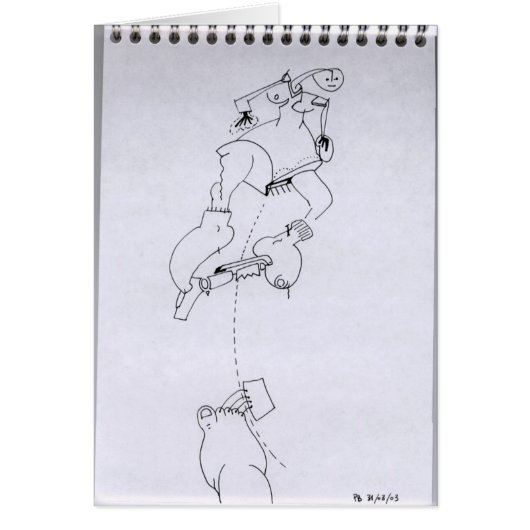 PDD 6小さな弱いスケッチどうしたの?カード (正面)