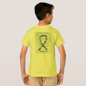 PDD-NOS認識度パズルリボンティー Tシャツ (裏面フル)