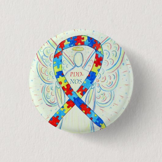 PDD-NOS （別途指定なし）リボンピン 缶バッジ (正面)