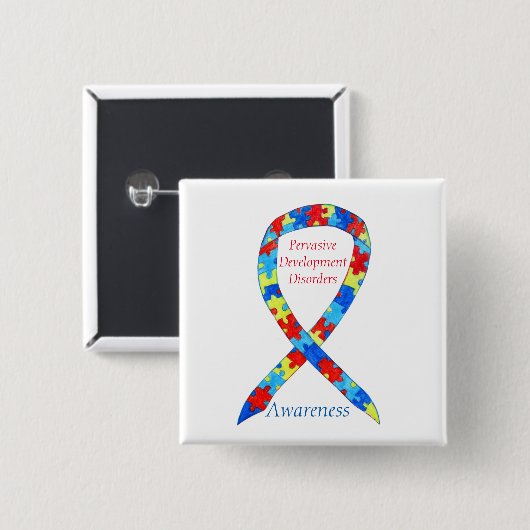 PDD (Pervasive Development Disdisciplications)リボンピ 缶バッジ (正面&裏面)