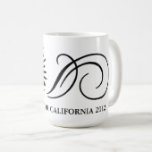 PDOJ at the ビーチin CA 2012 コーヒーマグカップ (正面右)