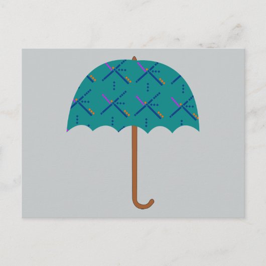 PDXエアポートカーペットアンブレラ ポストカード (正面)