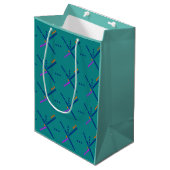 PDXエアポートカーペットポートランドオレゴンメディア抱き枕 ミディアムペーパーバッグ (正面アングル)