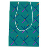 PDXエアポートカーペットポートランドオレゴンメディア抱き枕 ミディアムペーパーバッグ (裏面)