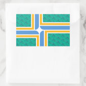 PDXエアポートカーペットポートランドステッカー 長方形シール (バッグ)