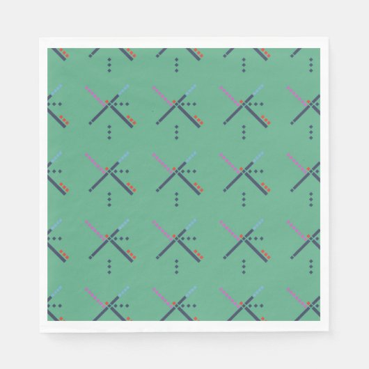 PDXエアポートカーペット スタンダードランチョンナプキン (正面)