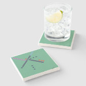 PDXエアポートカーペット ストーンコースター (横)