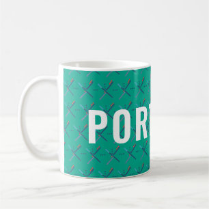 PDXエアポートカーペット ポートランド コーヒーマグカップ