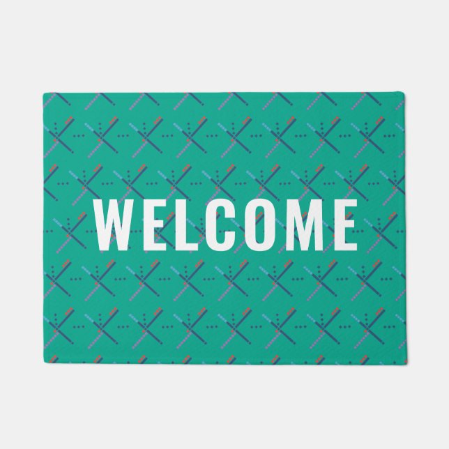 PDXエアポートカーペット |ポートランド ドアマット (正面)