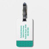 PDXエアポートカーペット |ポートランド ラゲッジタグ (裏面縦)