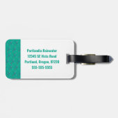 PDXエアポートカーペット |ポートランド ラゲッジタグ (裏面横)