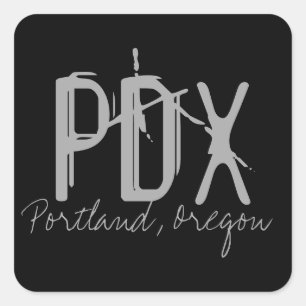 PDXポートランドエアポートコード スクエアシール