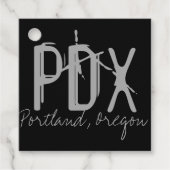 PDXポートランドエアポートコード フェイバータグ (正面)