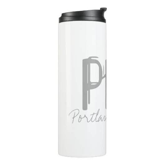 PDXポートランドエアポートタイポグラフィ タンブラー (回転左)