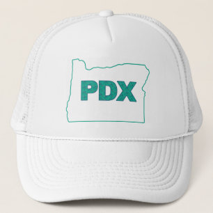 PDXポートランド空港カーペットのトラック運転手の帽子 キャップ