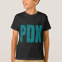 PDXポートランド空港カーペットの文字