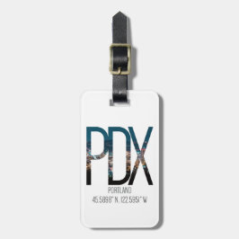 PDXポートランド空港コード荷物のラベル ラゲッジタグ