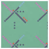 PDX空港の絨毯 ファブリック (クローズアップ)