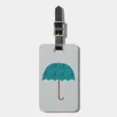 PDX空港カーペットの傘 ラゲッジタグ (正面縦)