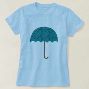 PDX空港カーペットの傘 Tシャツ