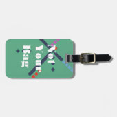 PDX空港カーペット"ないあなたのバッグ" ラゲッジタグ (正面横)