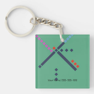 PDX空港カーペット キーホルダー