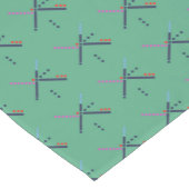 PDX空港カーペット ショートテーブルランナー (コーナー)