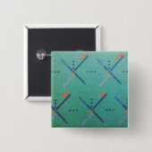 PDX空港カーペット 缶バッジ (正面&裏面)