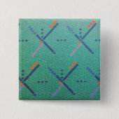 PDX空港カーペット 缶バッジ (正面)