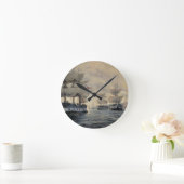 Peの解放の探険の乗船 ラウンド壁時計 (ホーム)