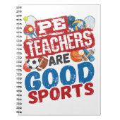 PE先生は良いスポーツの物理Ed先生 ノートブック (正面)